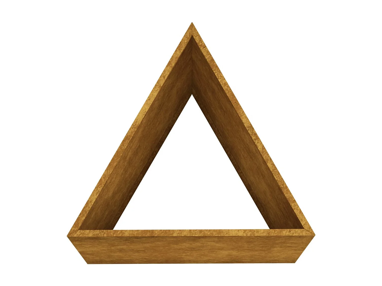 Vaso/floreira de jardim 40x34,5x75 cm aço corten