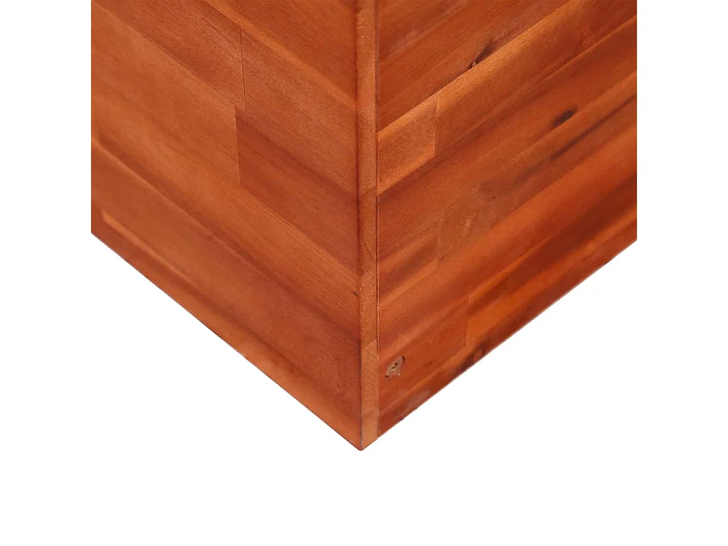Arriate de madera de acacia 200x50x50 cm