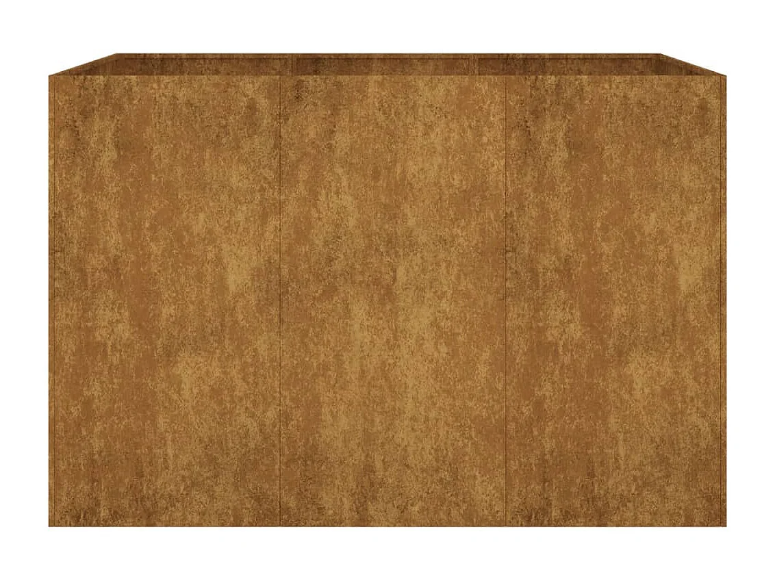 Lit surélevé de jardin 120x80x80 cm acier corten