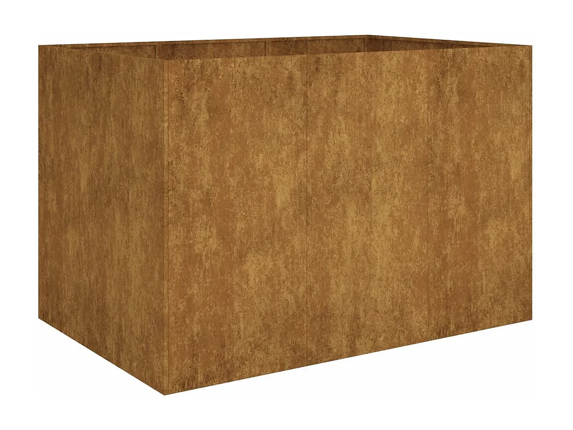 Lit surélevé de jardin 120x80x80 cm acier corten