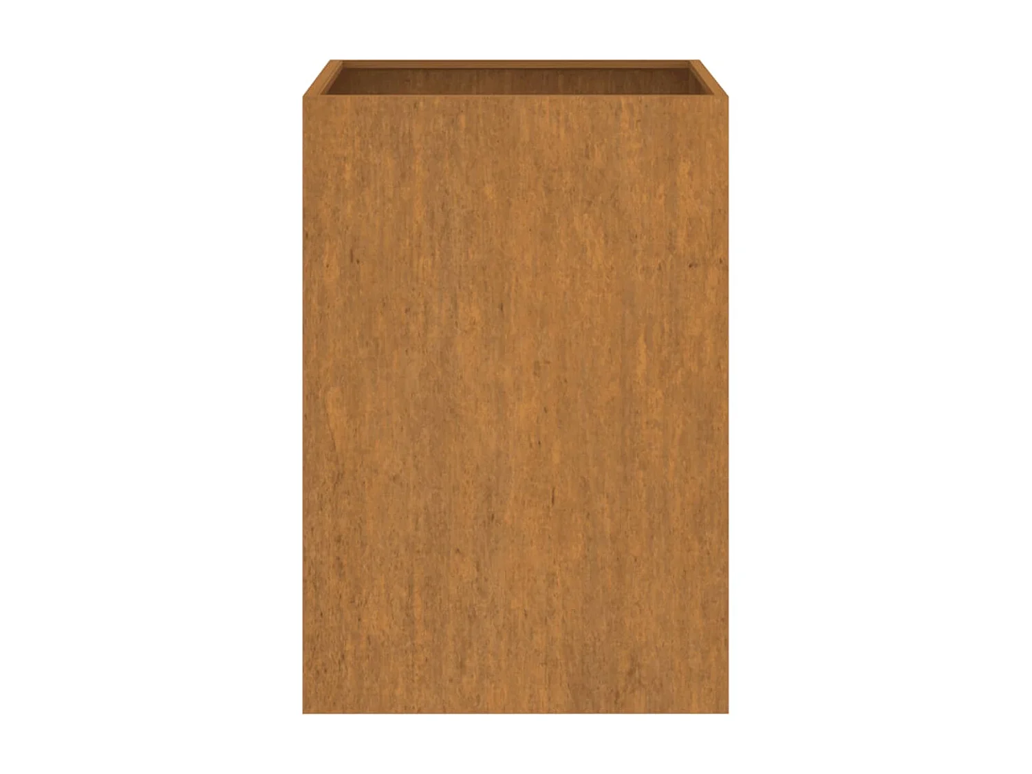 Jardinera de acero corten 42x38x75 cm