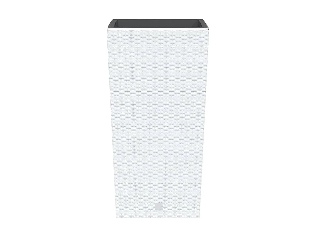 Jardinière et intérieur amovible blanc 21 /49 L rotin PP