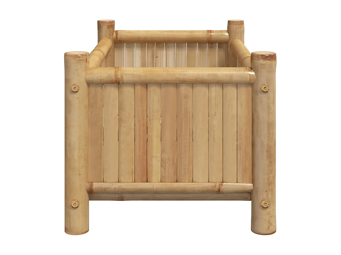 Jardinera de bambú 50x30x25 cm