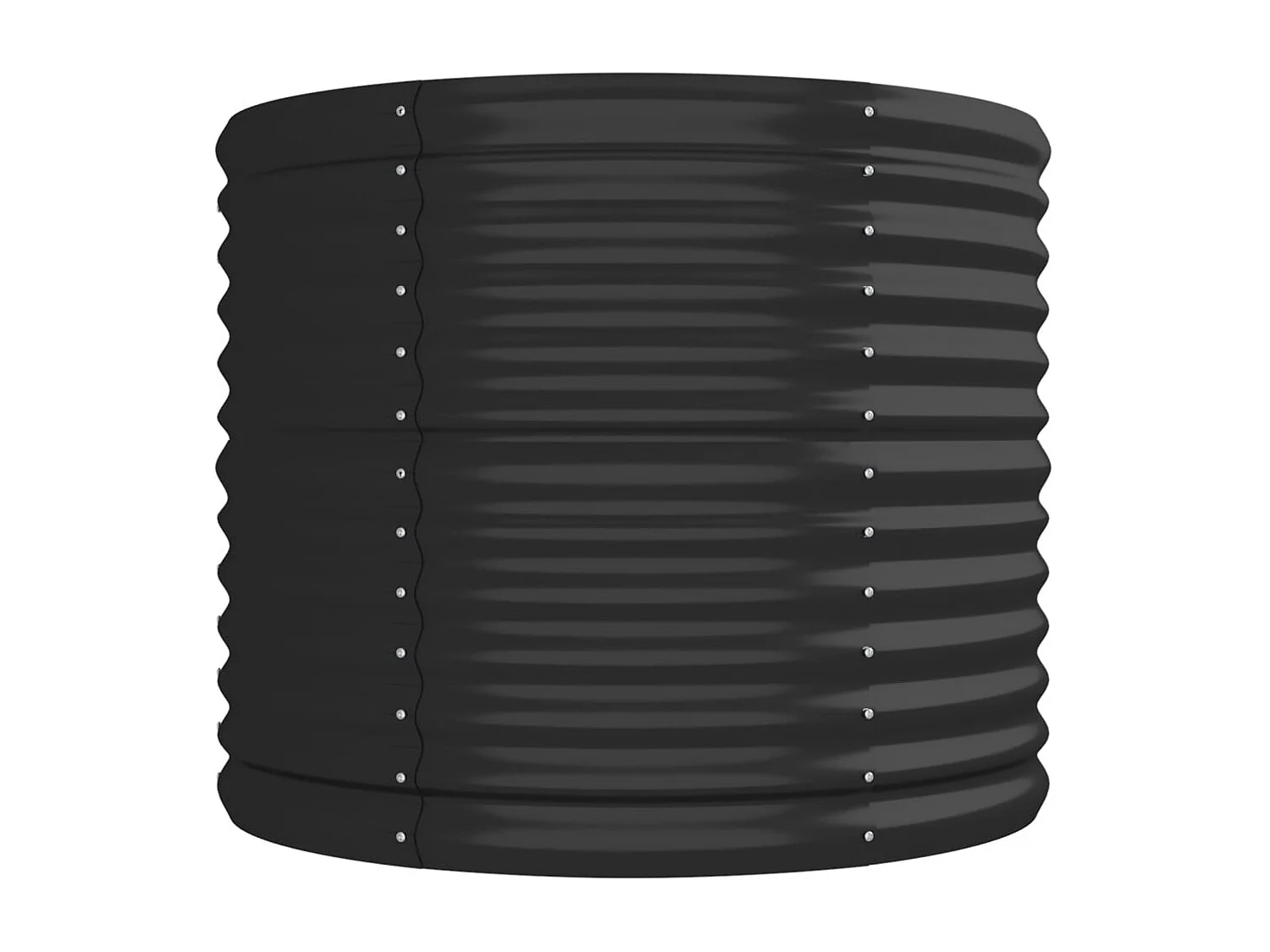 Lit surélevé de jardin Acier enduit de poudre Anthracite