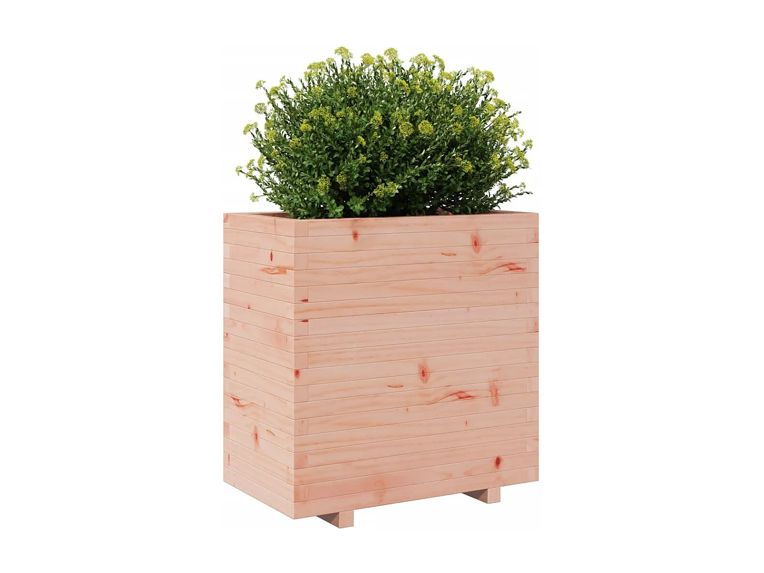 Vaso/floreira de jardim 70x40x72,5 cm madeira de douglas maciça