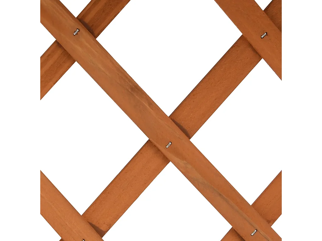 Jardinière à treillis de jardin Orange 45x30x74cm Bois de sapin