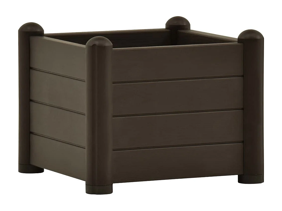 Lit surélevé de jardin PP Moka 43x43x35 cm