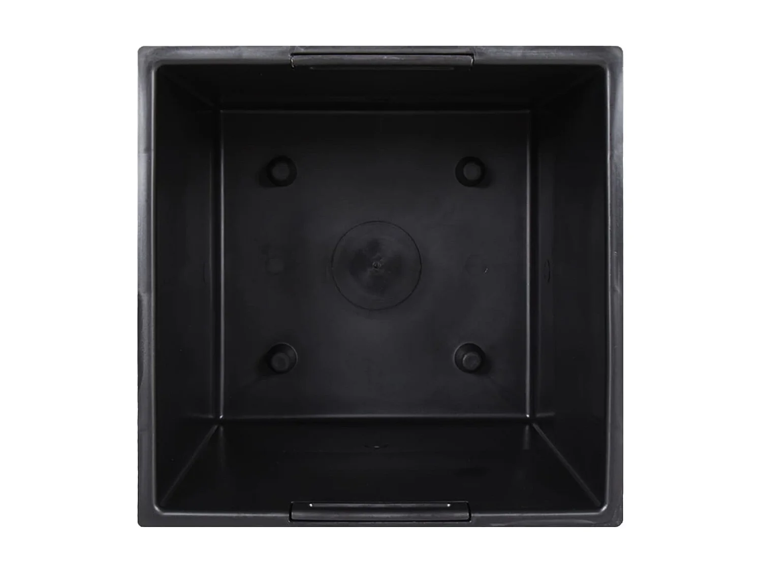 Vaso com interior removível 11/26,5 L vime PP antracite