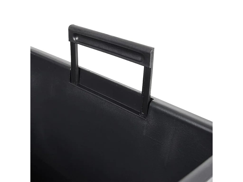 Vaso com interior removível 11/26,5 L vime PP antracite