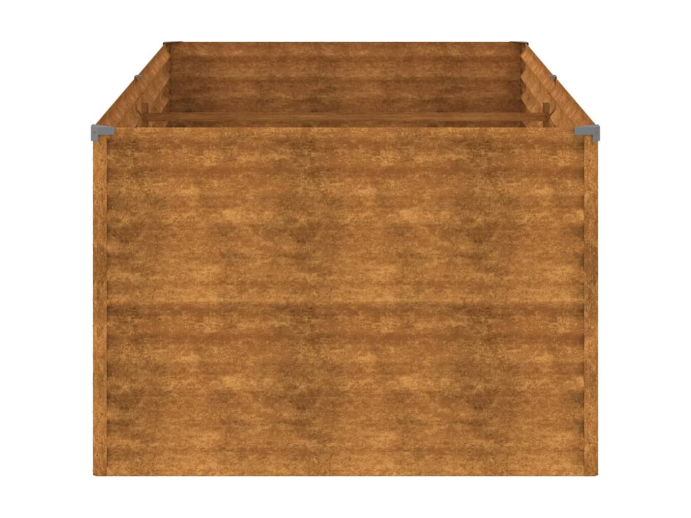 Lit surélevé de jardin 196x100x69 cm acier corten