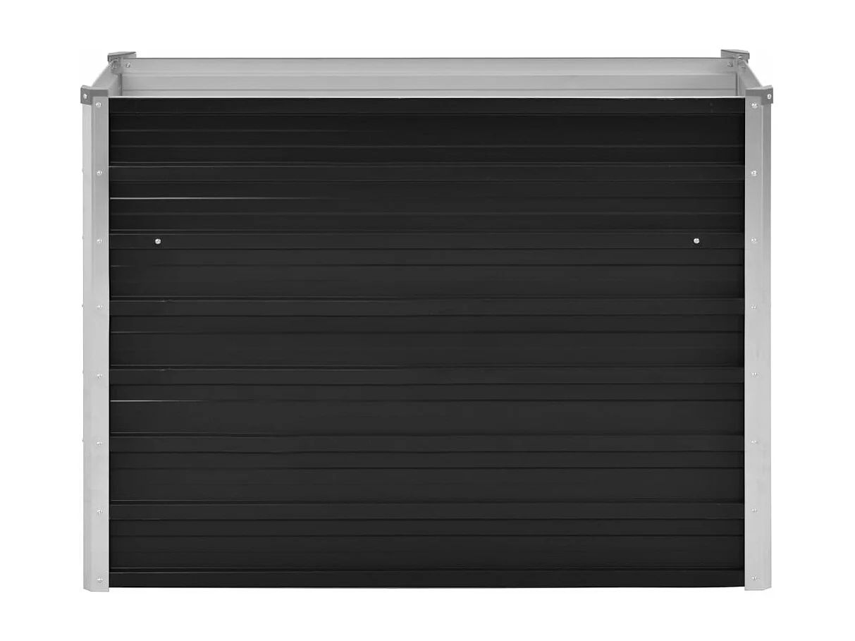 Lit surélevé de jardin Anthracite 100x40x77 cm Acier galvanisé