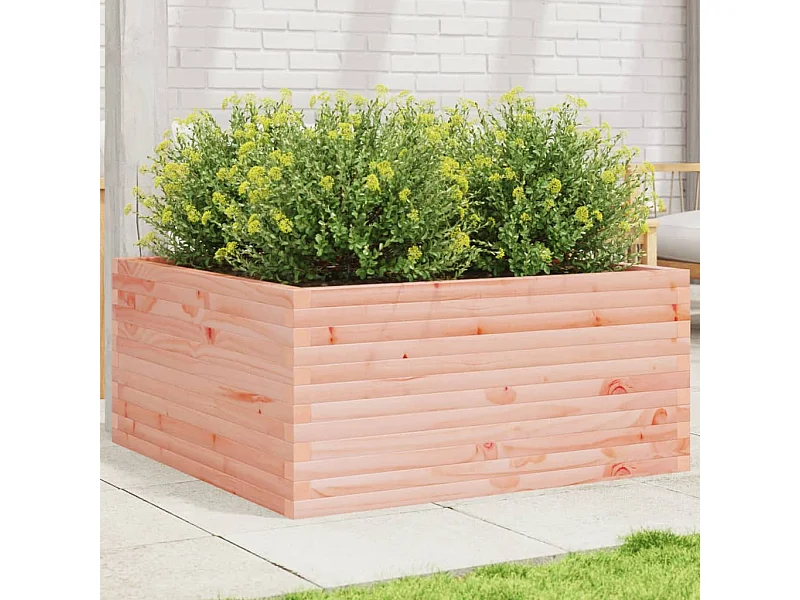 Jardinière 100x100x46 cm bois massif de douglas