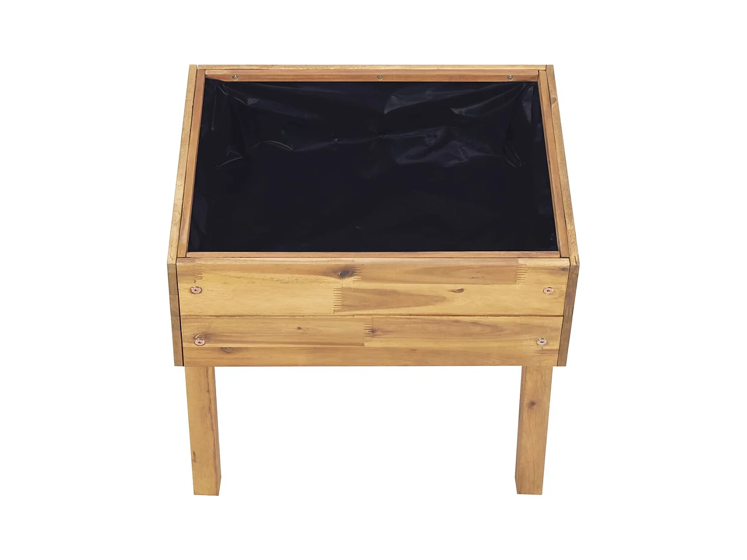 Jardinière surélevée 50x40x45 cm Bois massif d'acacia