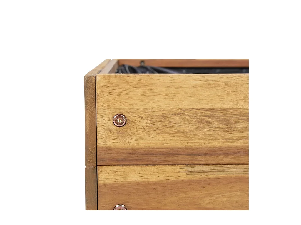 Jardinière surélevée 50x40x45 cm Bois massif d'acacia