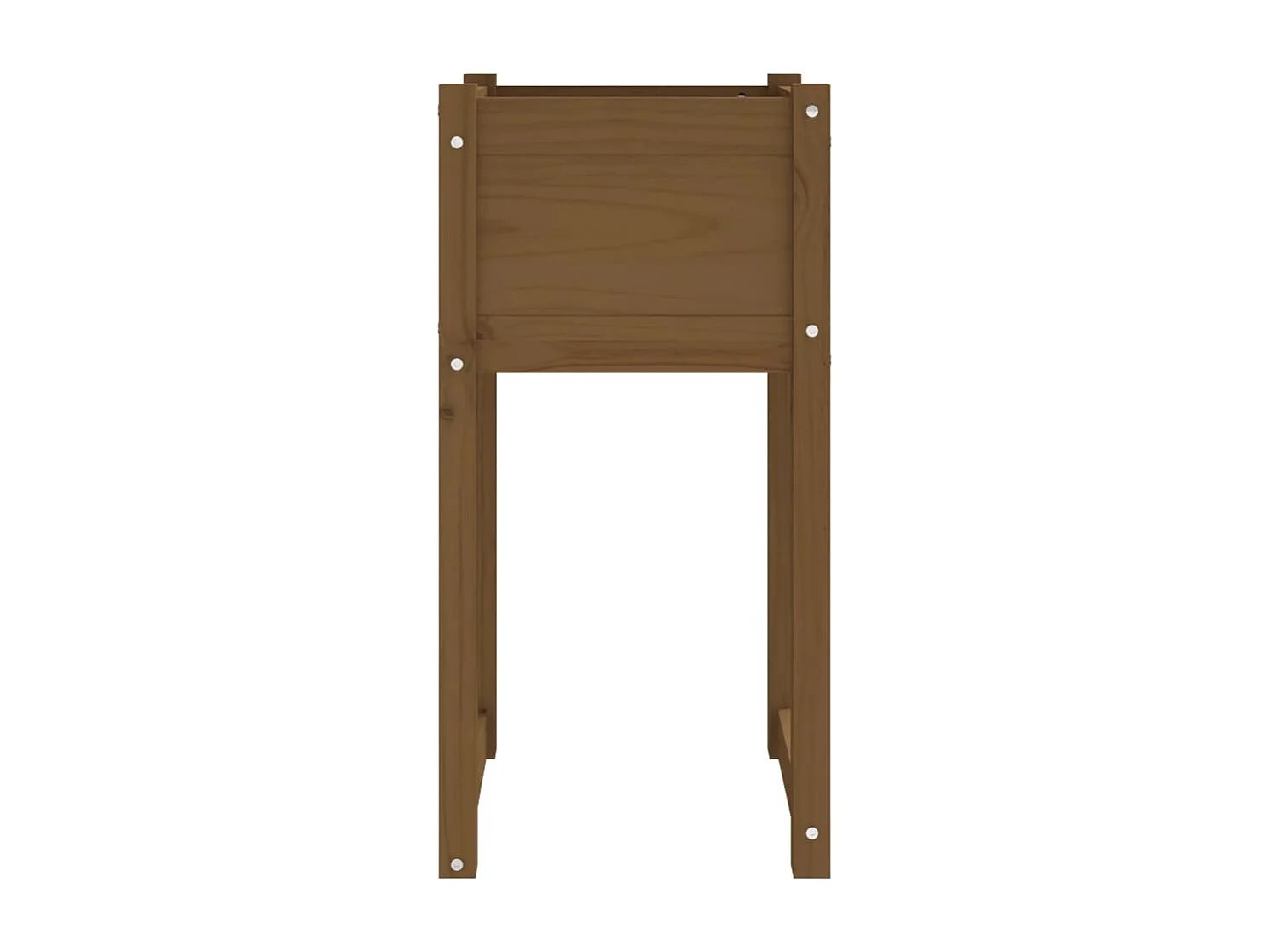 Jardinière Marron miel 40x40x81 cm Bois massif de pin