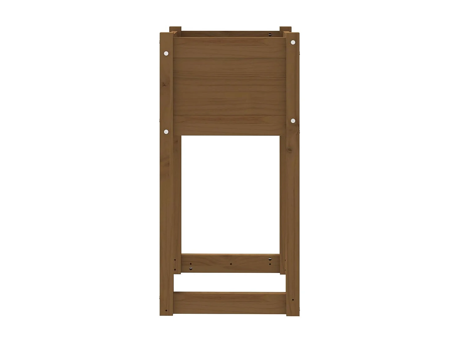 Jardinière Marron miel 40x40x81 cm Bois massif de pin