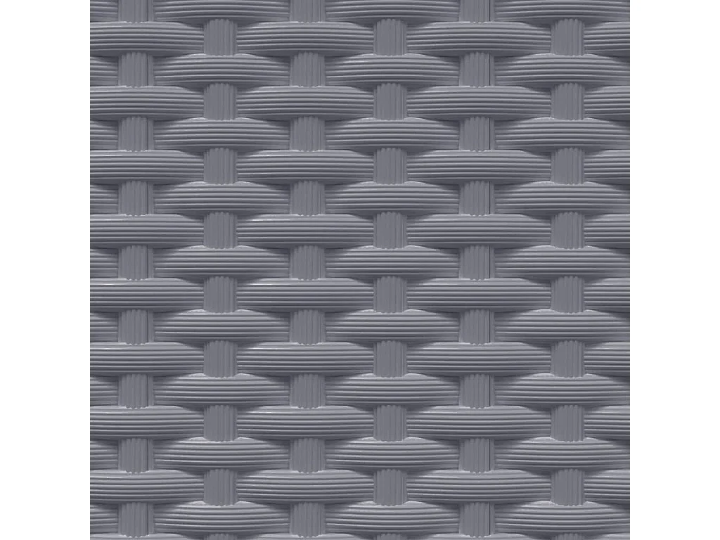 Vasos/floreiras 2 peças 30x30x37 cm polipropileno cinzento-escuro