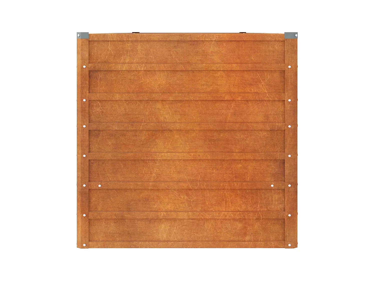 Canteiro de jardim 400x80x77 cm aço corten cor enferrujado