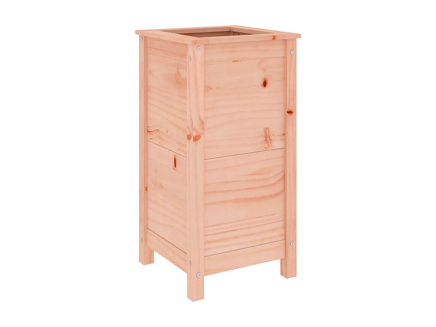 Jardinera madera maciza de abeto Douglas 40x40x78 cm