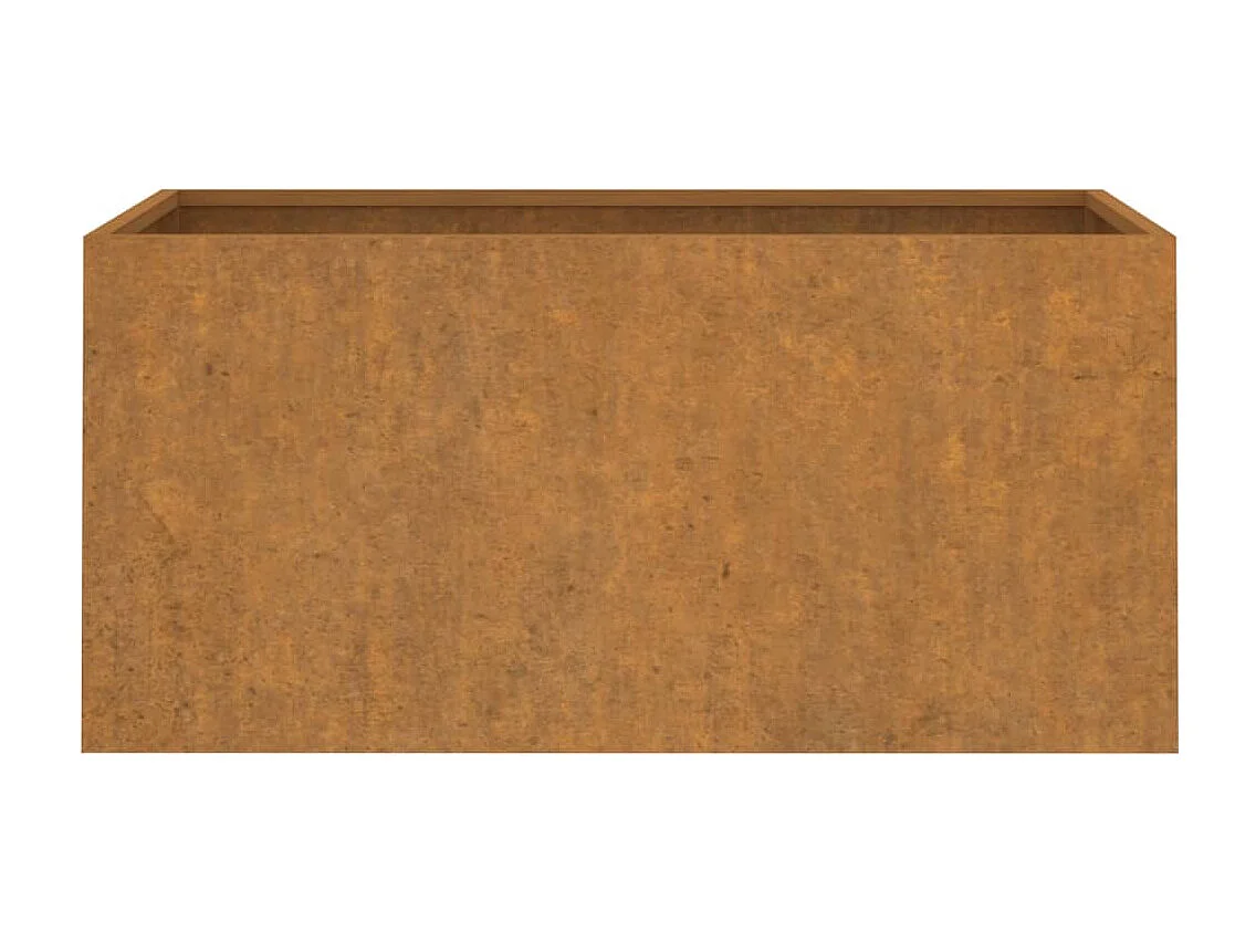 Jardinera de acero corten 62x30x29 cm