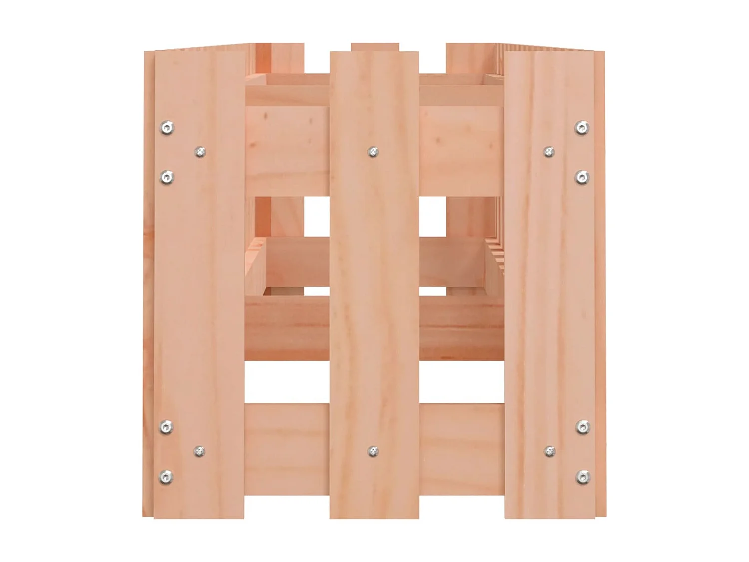 Arriate elevado jardín valla madera maciza Douglas 200x30x30 cm