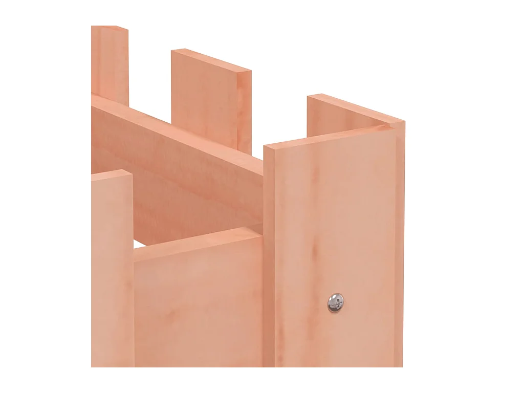 Lit surélevé de jardin design de clôture bois douglas massif