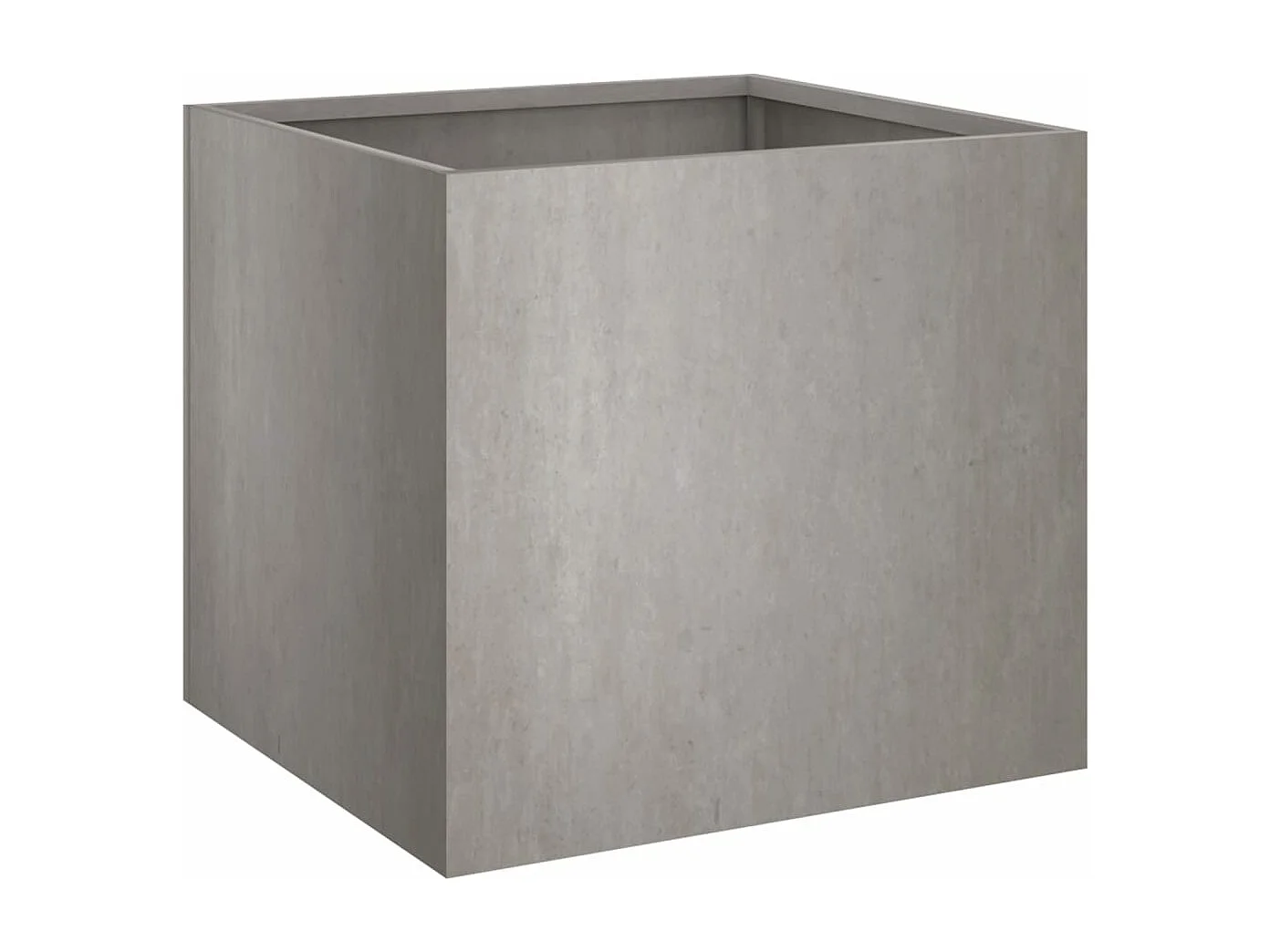 Vaso/floreira 42x40x39 cm aço corten