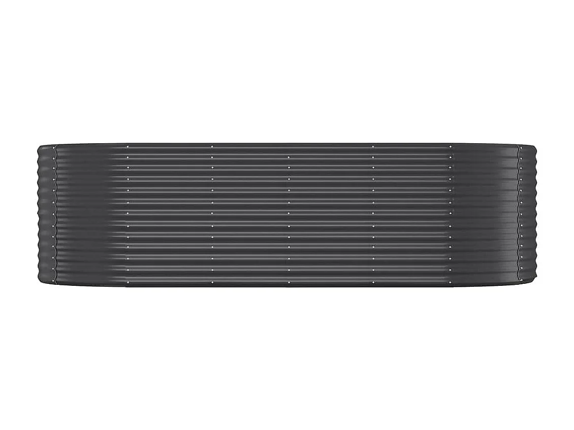 Lit surélevé de jardin Acier enduit de poudre Anthracite