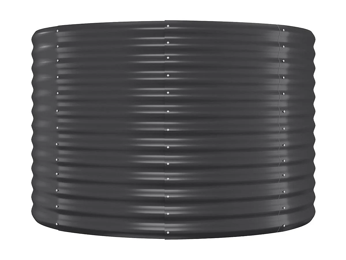 Lit surélevé de jardin Acier enduit de poudre Anthracite