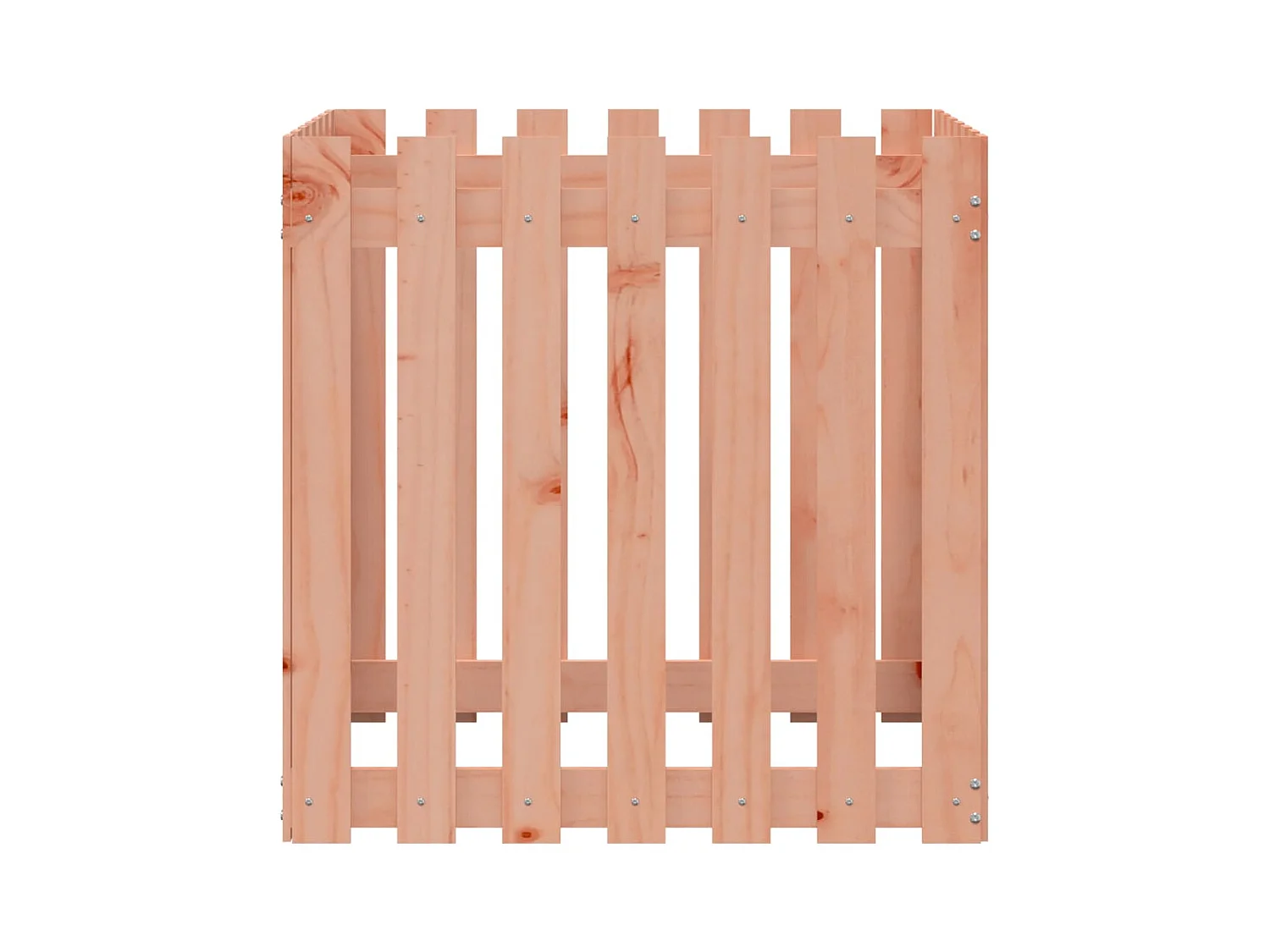 Jardinière avec design de clôture 70x70x70 cm douglas massif
