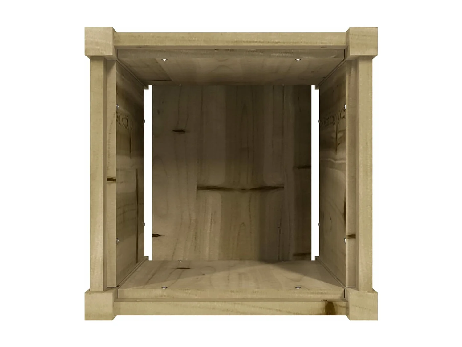 Jardineras de exterior 2 unidades madera impregnada de pino