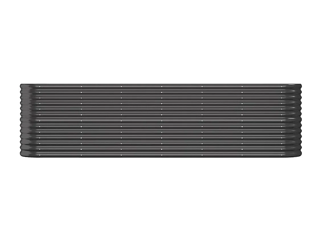 Lit surélevé de jardin Acier enduit de poudre Anthracite