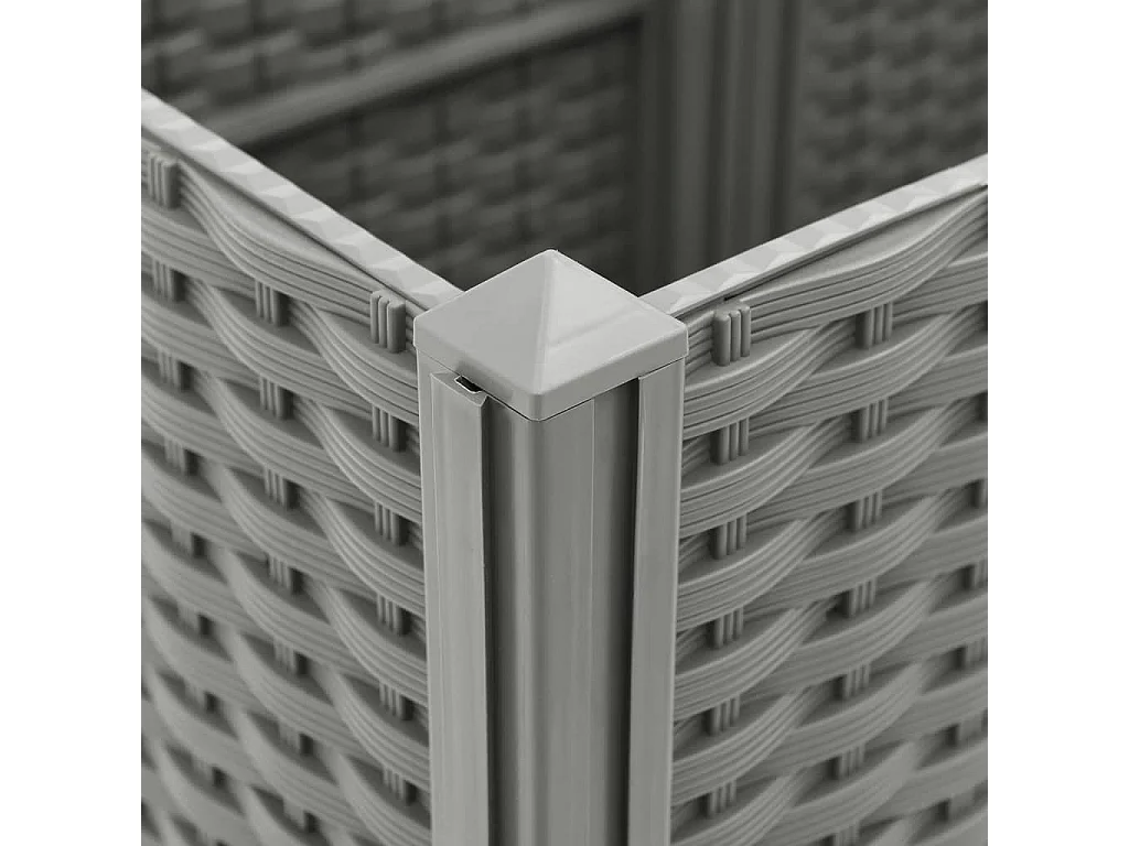 Canteiro elevado 120x40x38 cm polipropileno