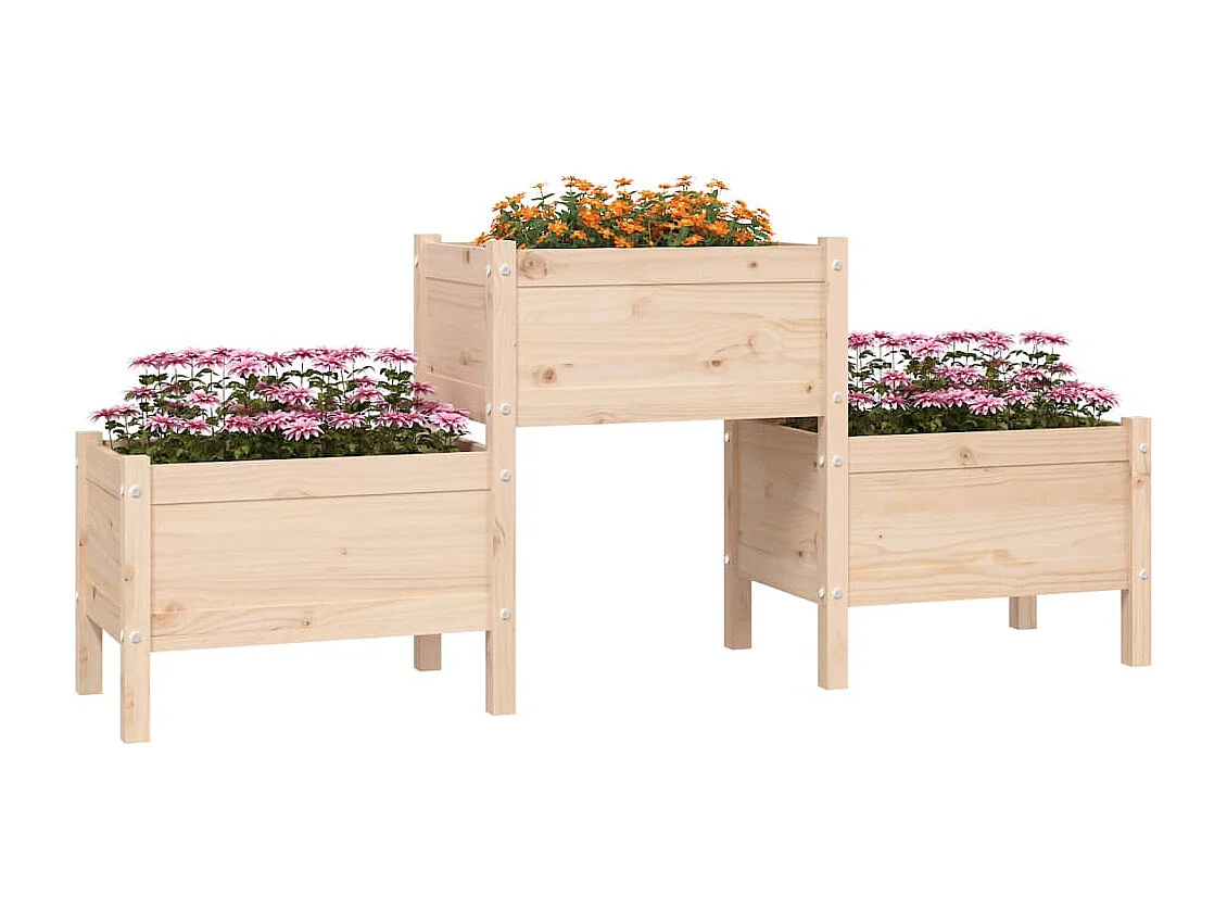 Vaso/floreira 178,5x44x75 cm pinho maciço