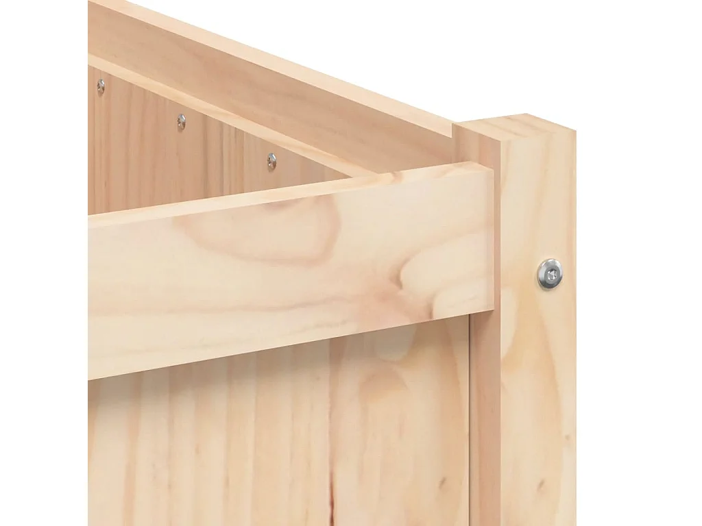 Jardinière d'extérieur 90x50x50 cm bois de pin massif