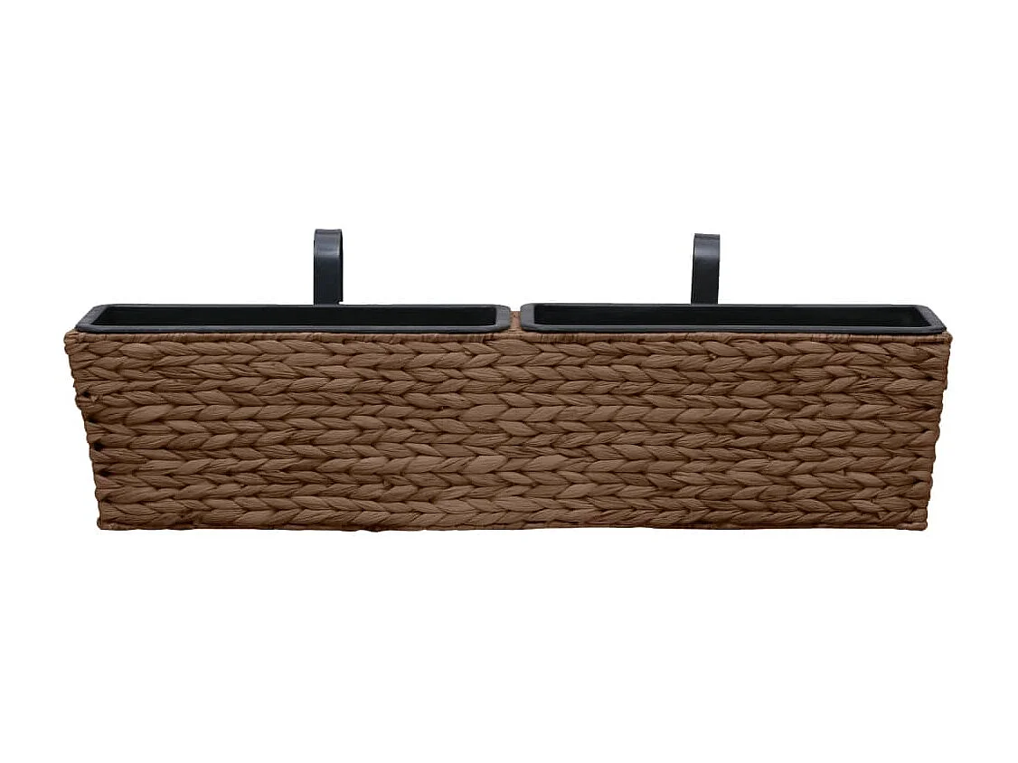 Jardinières 2 pièces Jacinthe d'eau Marron