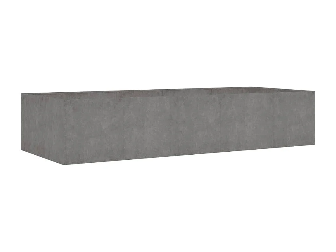 Lit surélevé de jardin 200x80x40 cm acier corten