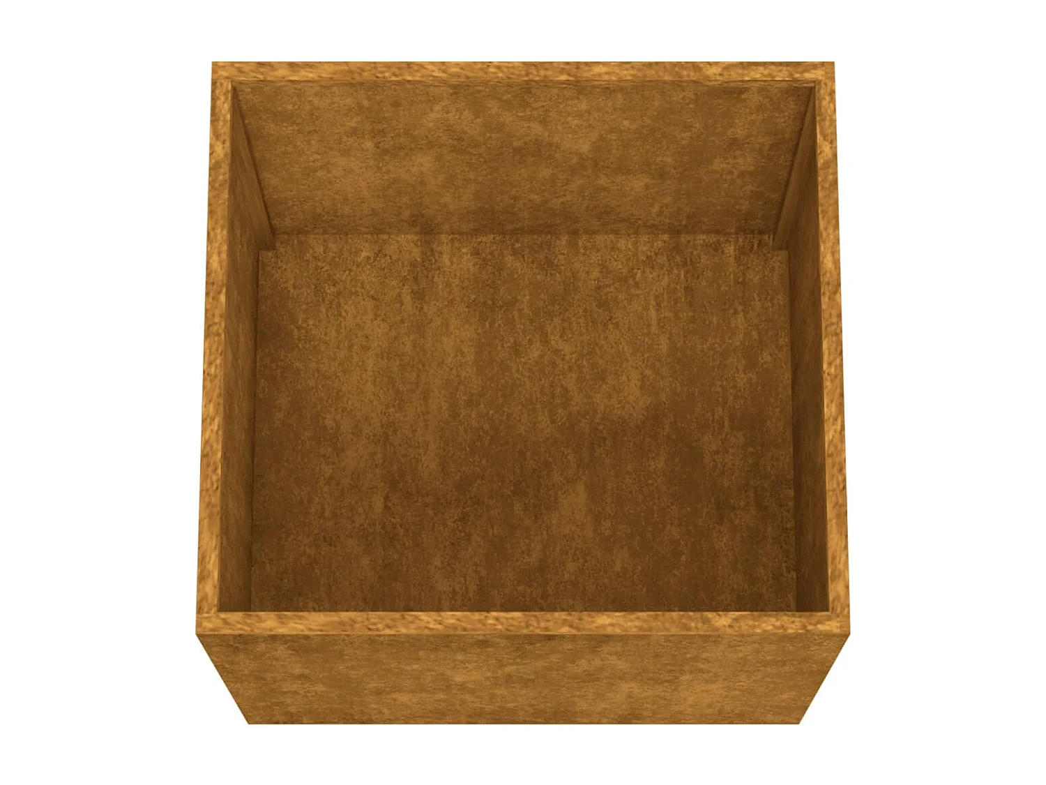 Jardineras 2 unidades acero corten 42x40x39 cm