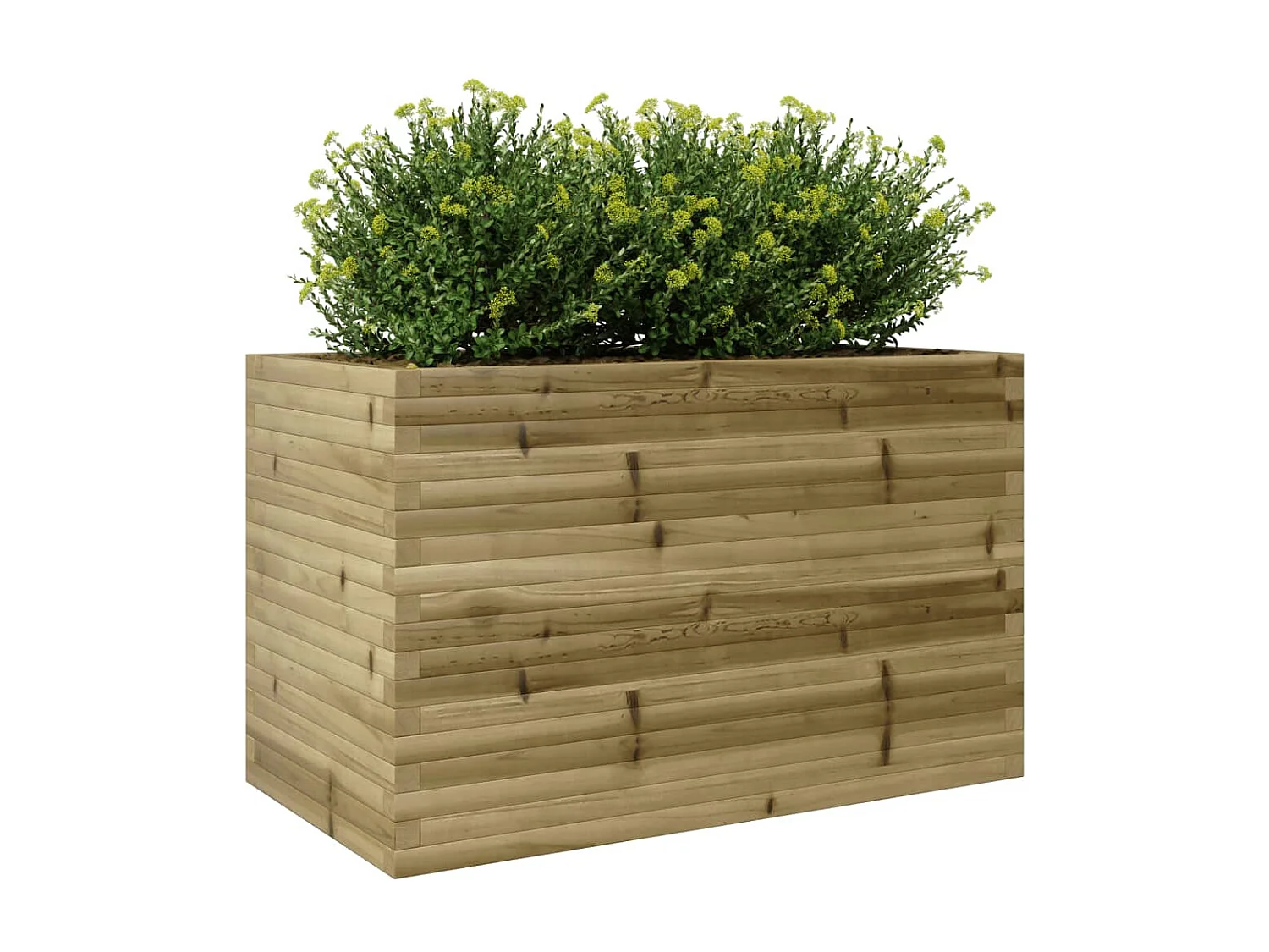 Jardinière 110x60x68,5 cm bois de pin imprégné