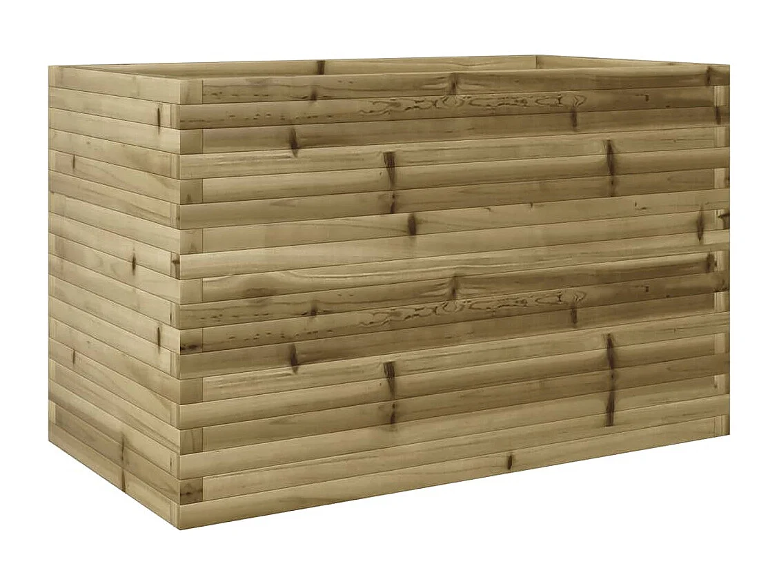Jardinière 110x60x68,5 cm bois de pin imprégné