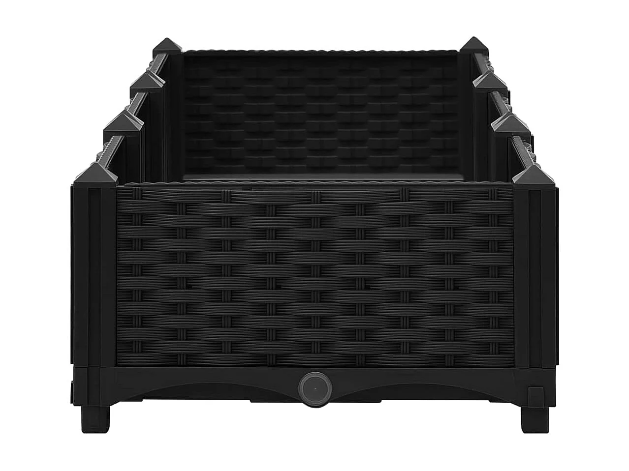 Canteiro elevado 120x40x23 cm polipropileno