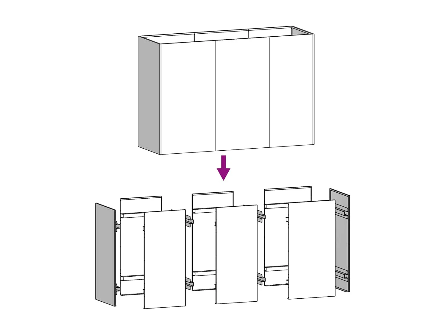 Lit surélevé de jardin 120x40x80 cm acier corten
