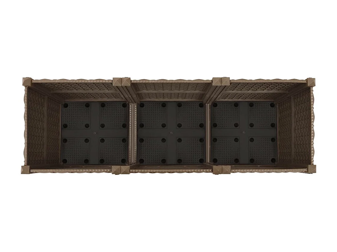 Lit surélevé 120x40x38 cm Polypropylène