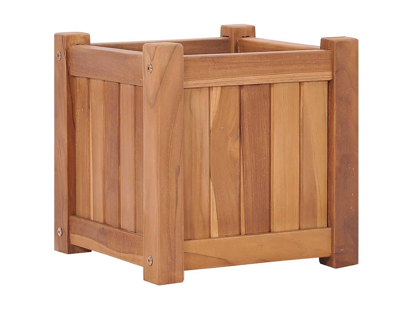 Lit surélevé 30x30x30 cm Bois de teck solide