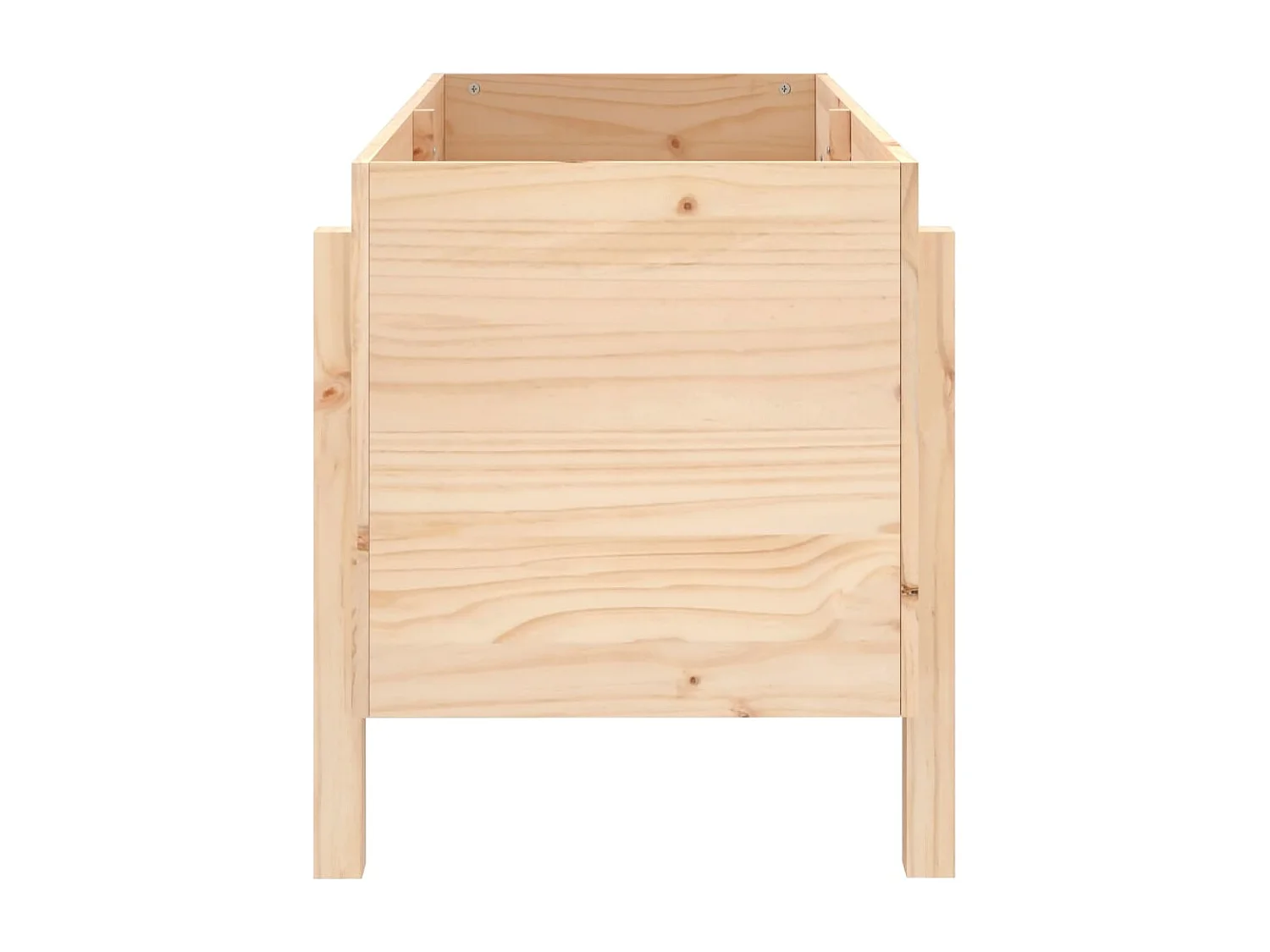 Lit surélevé de jardin 101x50x57 cm bois de pin massif