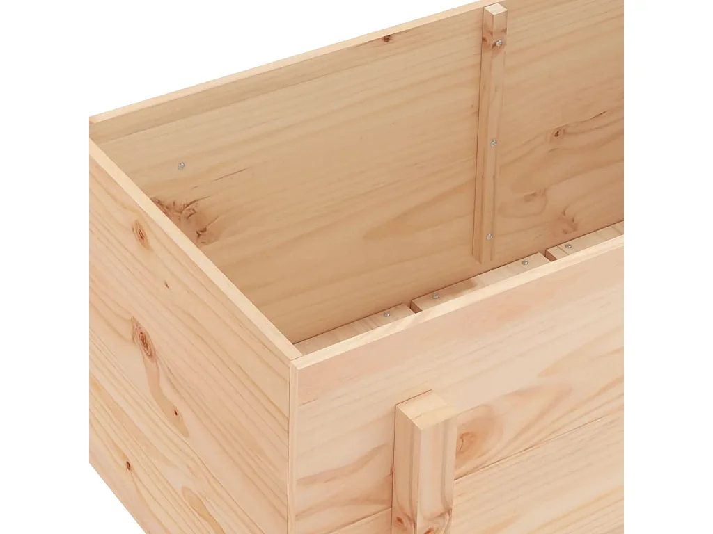 Lit surélevé de jardin 101x50x57 cm bois de pin massif