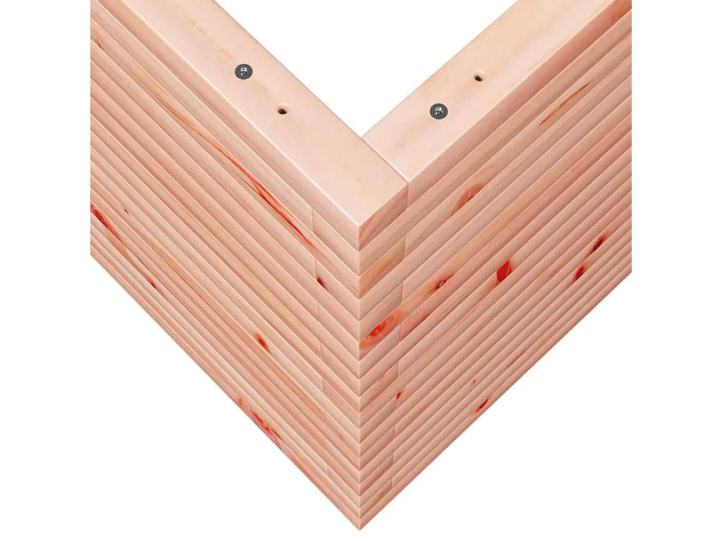 Vaso/floreira de jardim 80x80x68,5 cm madeira de douglas maciça