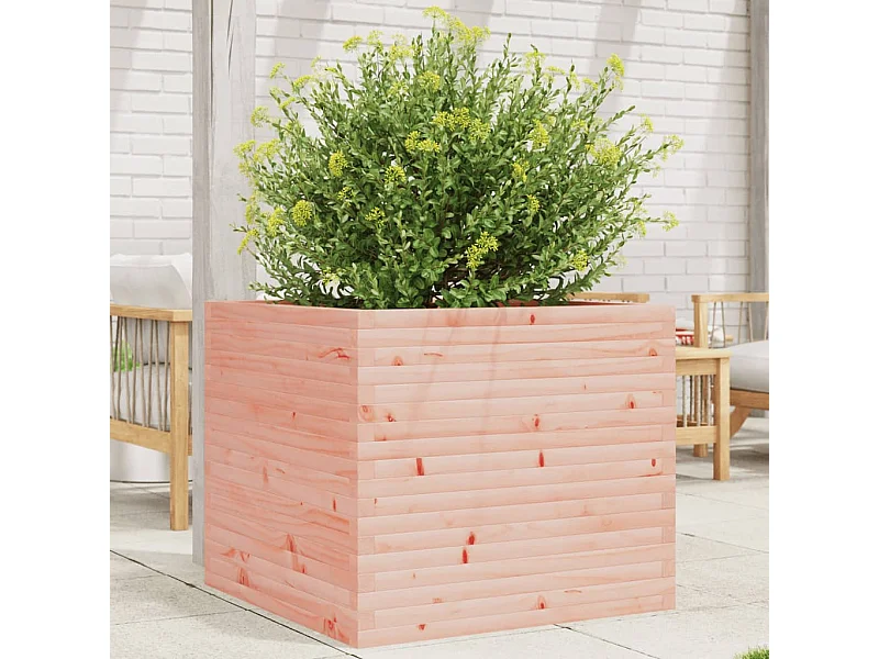 Jardinière 80x80x68,5 cm bois massif douglas