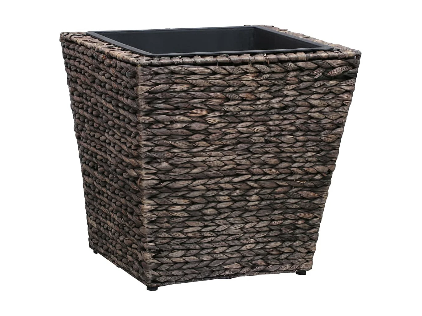 Floreiras elevadas para jardim 3 peças jacinto de água castanho