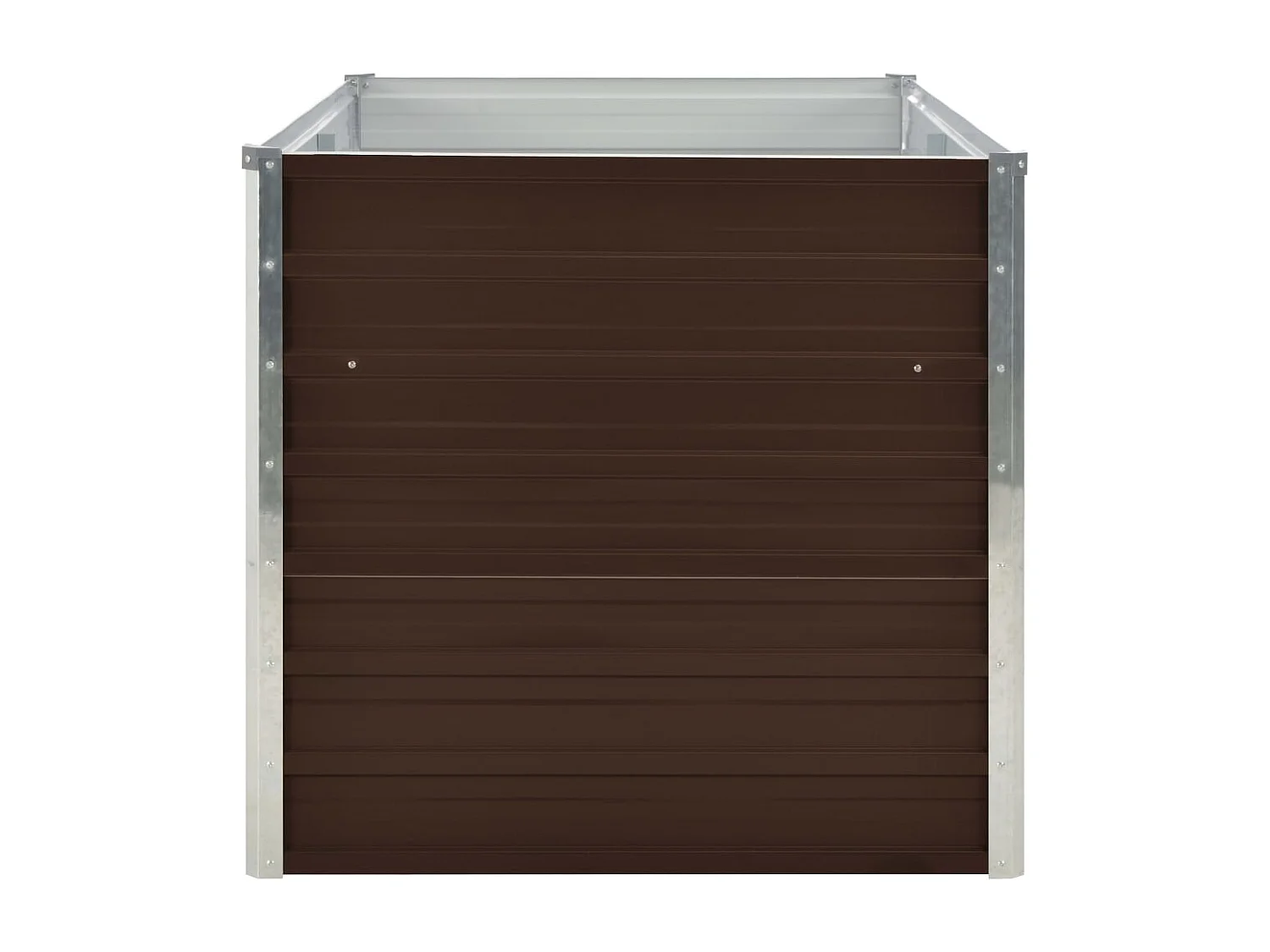 Jardinière surélevée Marron 160x80x77 cm Acier galvanisé